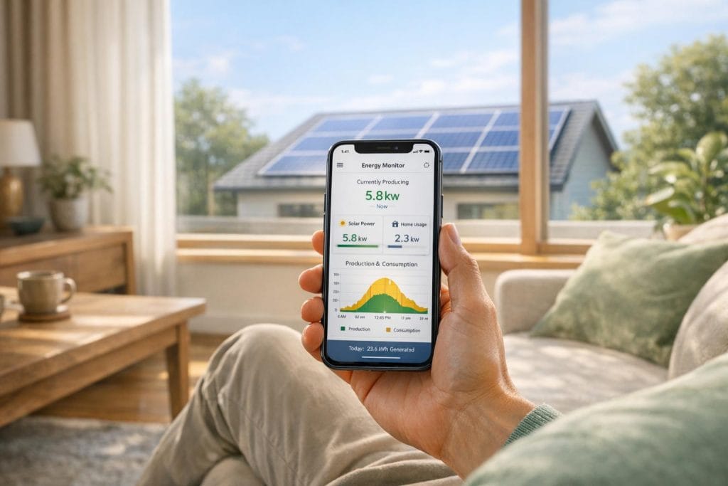 Smart Monitoring: Tracking Your Energy Production via App